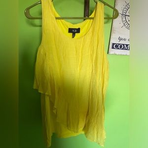 Yellow top women